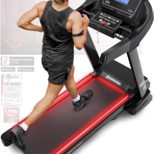 Sportstech F37s Tapis de Course Professionnel avec 1 an d'App STL Incluse